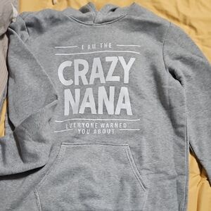 Gray 'Crazy Nana' Hoodie